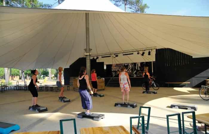 Chalet Camping Les Vignes Ли-э-Микс Экстерьер фото